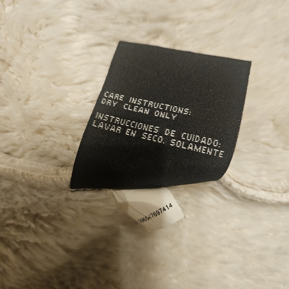 MUDD White suede jacket with fur lining - Picture 4 of 12